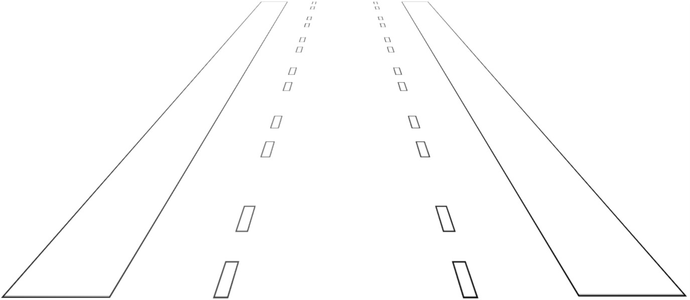 wegmarkering middenrijbaan